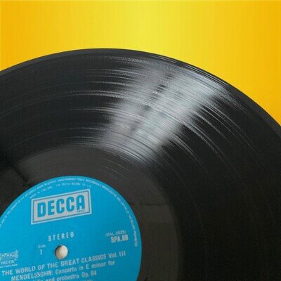 Mendelssohn & Bruch - Violin Concertos - Ruggiero Ricci - LP EX Decca SPA 88