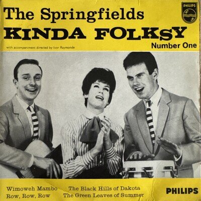 The Springfields - Kinda Folksy Number One - 1962 VINYL EP RECORD 45