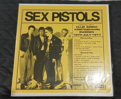 SEX PISTOLS LIVE IN KRISTINEHAMN DOUBLE LP