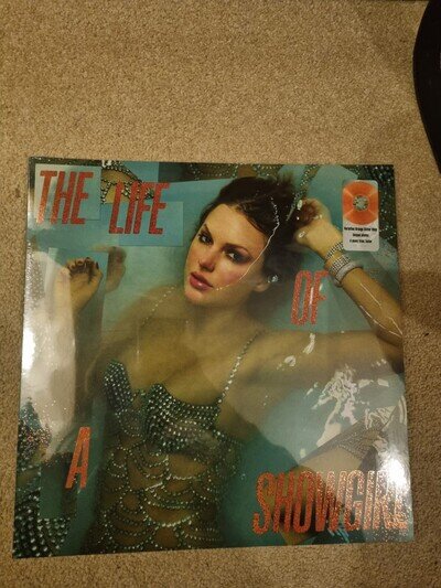Taylor Swift – The Life Of A Showgirl - Orange Glitter LP Vinyl Record 12" - NEW