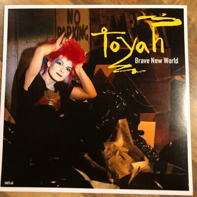 TOYAH Brave New World PUNK 45 7" Vinyl Single record with unique Sleeve