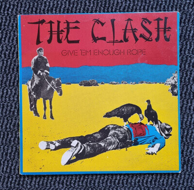 The Clash Give 'Em Enough Rope (CBS) LP Repress