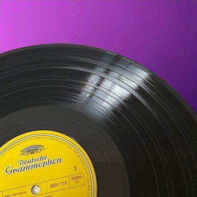 Tchaikovsky - Nutcracker Suite LP EX/EX Rostropovich Berliner Philharmoniker DG