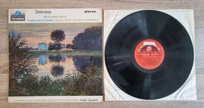 Debussy: Jeux & Images - Andre Cluytens **Columbia SAX 2548 ED1 SAMPLE LP NM