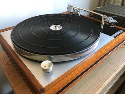 Thorens TD 150 Mk1 vintage turntable, Danish-style Goodmans plinth, serviced