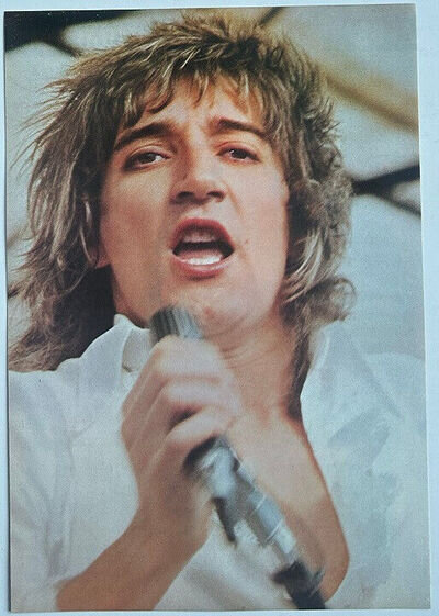 ROD STEWART -- 1978 full page UK magazine annual poster