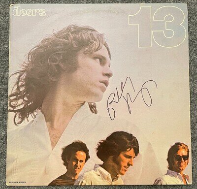 The Doors Robby Krieger SIGNED 13 LP RECORD AUTOGRAPH