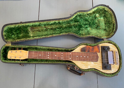 Vintage 1940's Regal? Lap Steel Slide Guitar w/ Case ~ EX condition