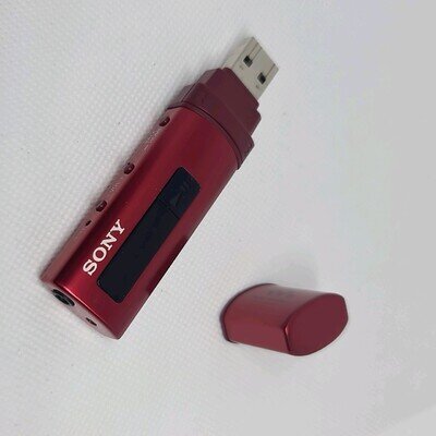 Sony MP3 NWZ-B183 Protable Music Player Walkman 4GB MP3 USB Player Red