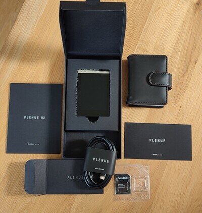 COWON PLENUE D2 64GB PD2 Gold Black Bundle