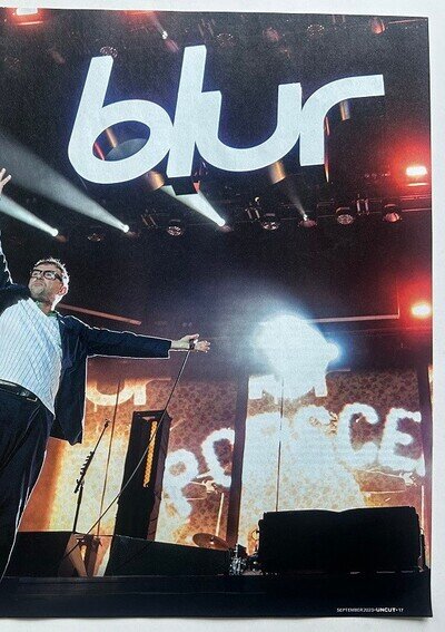 BLUR - 2023 Full page UK magazine poster
