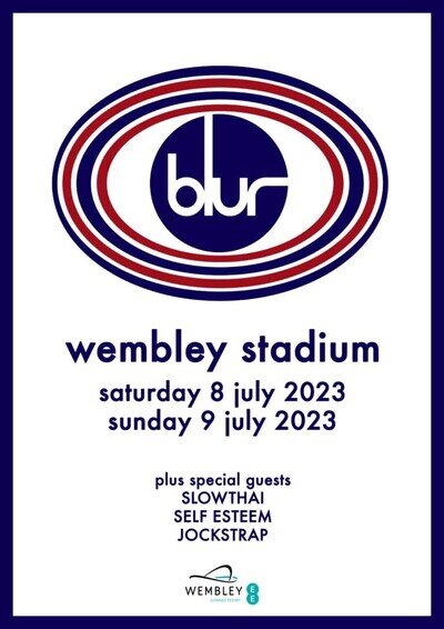 Blur Wembley 2023 A4 Print Poster Album Wall Art Decor.