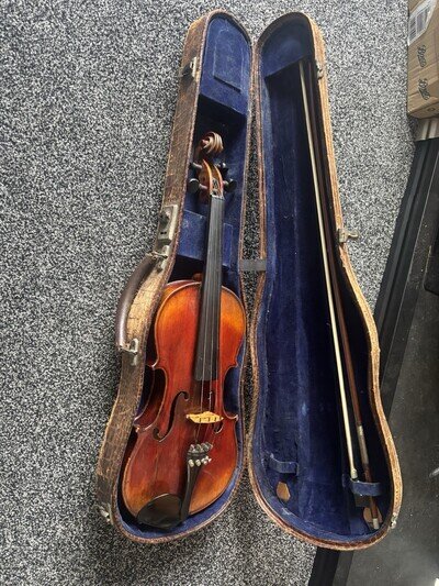 Antique Violin In Case