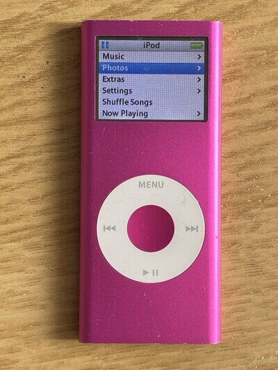 Apple iPod Nano 2nd Generation 4GB USB MP3 Player - Pink (A1199)