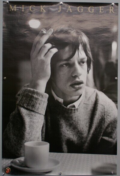 Rolling Stones Poster Mick Jagger Original Vintage 50th Anniversary Release 2012