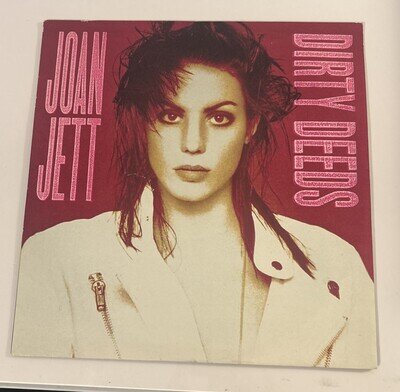 JOAN JETT DIRTY DEEDS PRETTY VACANT CHRYSALIS CHS 3518 RUNAWAYS PUNK HARD ROCK