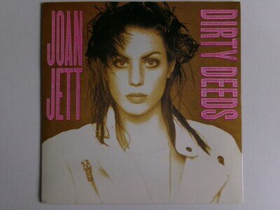 JOAN JETT DIRTY DEEDS PRETTY VACANT CHRYSALIS CHS 3518 RUNAWAYS PUNK HARD ROCK
