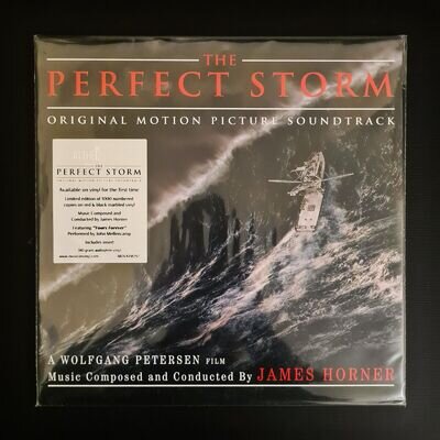 JAMES HORNER - THE PERFECT STORM Limited Edition RED BLACK MARBLED 2x Vinyl LP