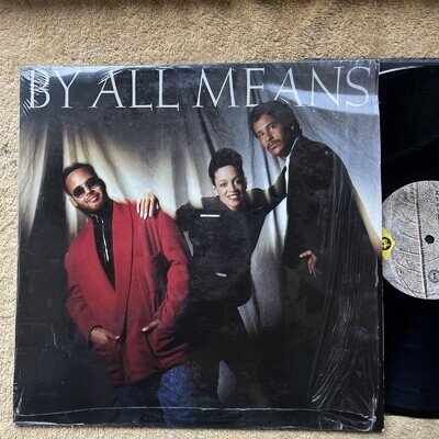 BY ALL MEANS….self titled Lp…ISLAND 12” Vinyl Lp…(1988)…Ex+