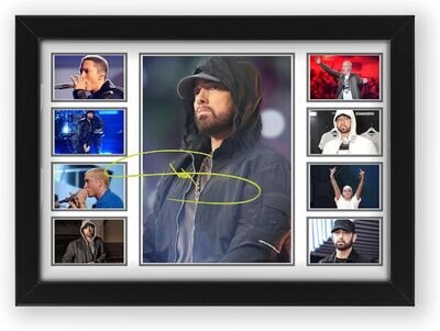 Eminem Autograph Poster Print - Limited Edition Signed Collage