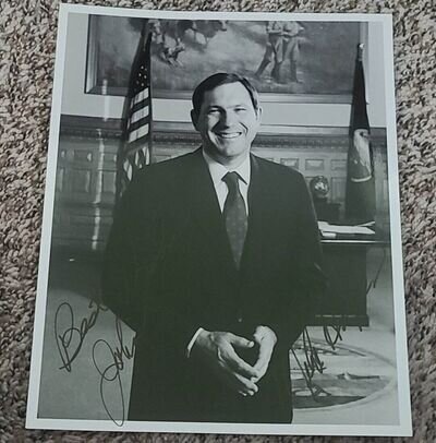 To JOHN: Autographed Signed 8x10 photo Governor of Kansas, Mike Hayden