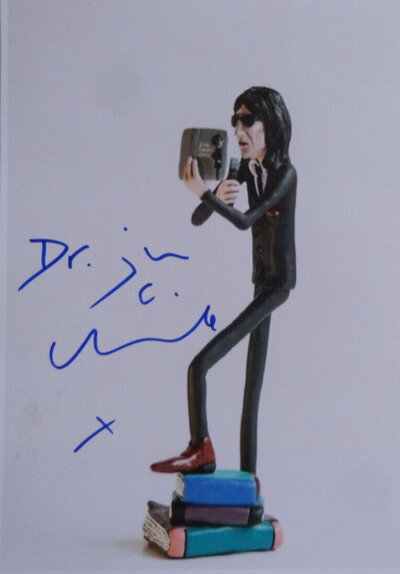 JOHN COOPER CLARKE AUTOGRAPHED 7 X 5 PHOTOGRAPH.