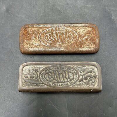 Lot of 2 Vintage OAHU Lap Steel Guitar Slide Tone Bars 1930's (?)