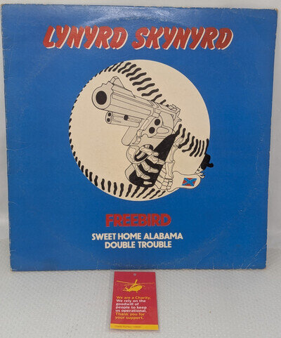 Lynyrd Skynyrd Rare 45RPM 12" Vinyl Freebird & Sweet Home Alabama RD12