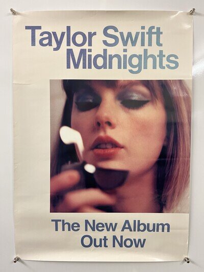 Taylor Swift Midnights Official Original Promo Poster 71x50cm
