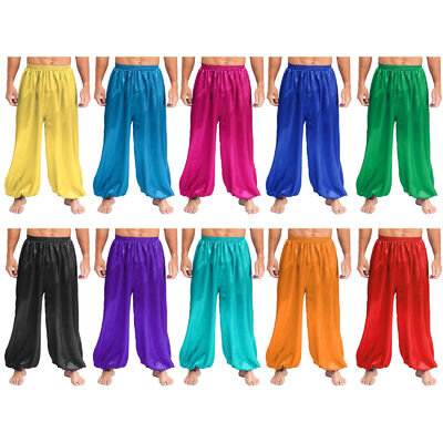 Men Trousers Theme Party Bloomers Folk Hero Pants Festival Loose Renaissance