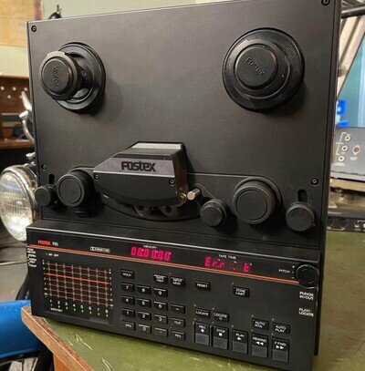Fostex R8 8-Track Reel-to-Reel Tape Recorder Fully Working
