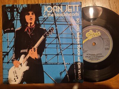 Joan Jett & The Blackhearts – Do You Wanna Touch Me (Oh Yeah) 1982 Epic 7”