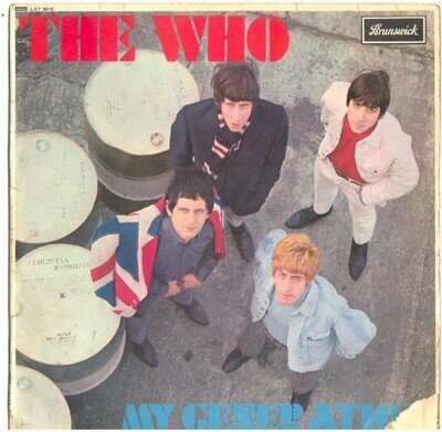 THE WHO - MY GENERATION - 12" VINYL LP (BRUNSWICK ORIGINAL 1B/2B)