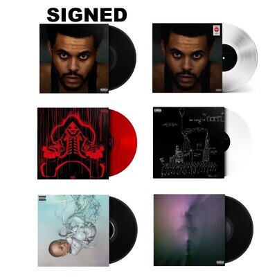 (INSURED!) 6x SEALED SIGNED The Weeknd Hurry Up Tomorrow Vinyl Set Limited Auto