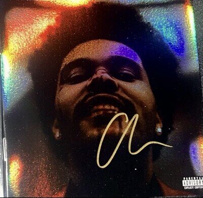 CD The Weeknd Hand Signed Holographic Booklet Collectible After Hours Autograph