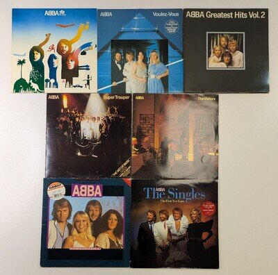 A Bundle of 7 x Abba LPs #232