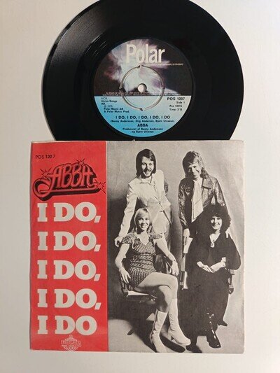 ABBA - I do I do I do I do / Rock Me | 7" Single Danmark | POS1207
