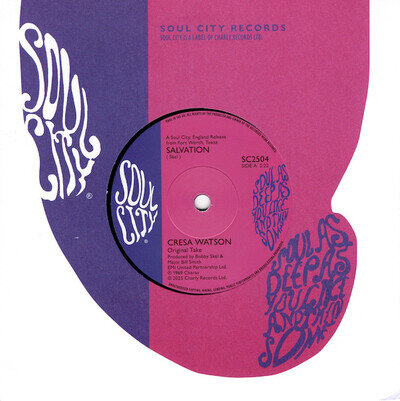 CRESA WATSON Salvation - New Northern Soul 45 (Soul City) 7" Vinyl *Listen 60s