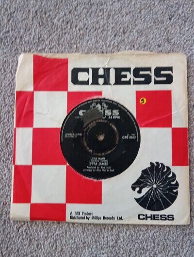Etta James - Tell Mama 7" Vinyl Single UK Chess CRS 8063