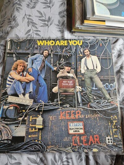 The Who Who Are You 12" Vinyl LP 1978 Polydor Records