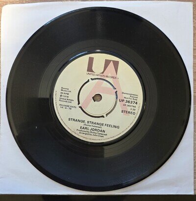 EARL JORDAN STRANGE STRANGE FEELING(DEMO)