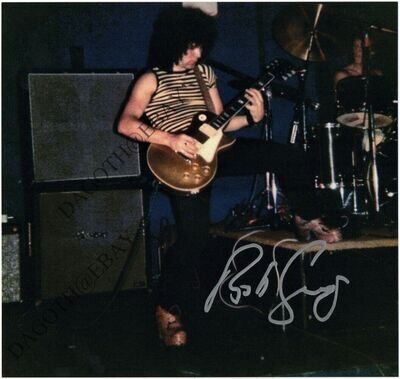 IRON MAIDEN Bob Sawyer SANCTUARY Song Writer 1977 Guitarist Rob Autograph SIGNED