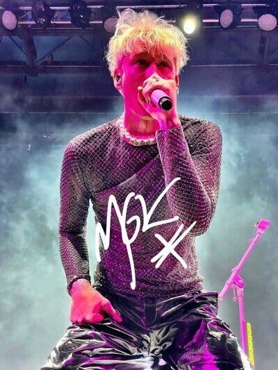 Machine Gun Kelly Signed Autograph PHOTO Pre Print Music 6x4/A4/ Framed
