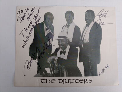 The Drifters Signed Photograph Autograph Doo Wop R&B Rhythm & Blues Soul Music