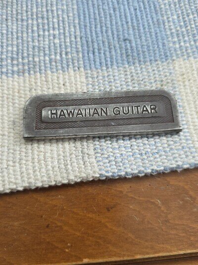 Unknown Vintage Tone Bar Lap Steel Dobro Hawaiian Guitar Hatched Grip RARE !!!!