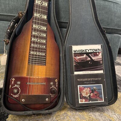 Vintage Sherwood Lap Steel Guitar Owned / Played By Ryan Adams Whiskeytown days