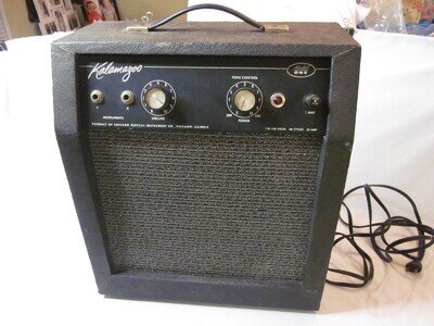 1960s Vintage KALAMAZOO Model One Guitar Amplifier Amp - Works!