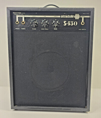 Vintage Multivox Stradolin Tremlow Guitar Amplifier S-530 TESTED