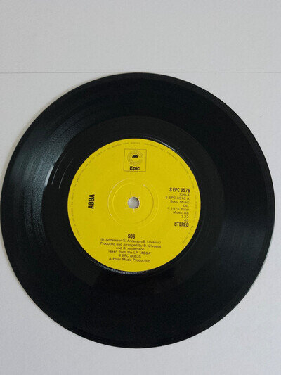 7" VINYL - 1975 - ABBA - S O S - EXCELLENT