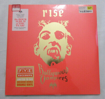 HOLLYWOOD VAMPIRES RISE SEALED w/ HYPE 1 OUT OF 500 EXCLUSIVE VINYL LP L23